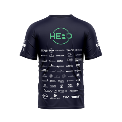 Camiseta Hero 2026 Azul Unissex