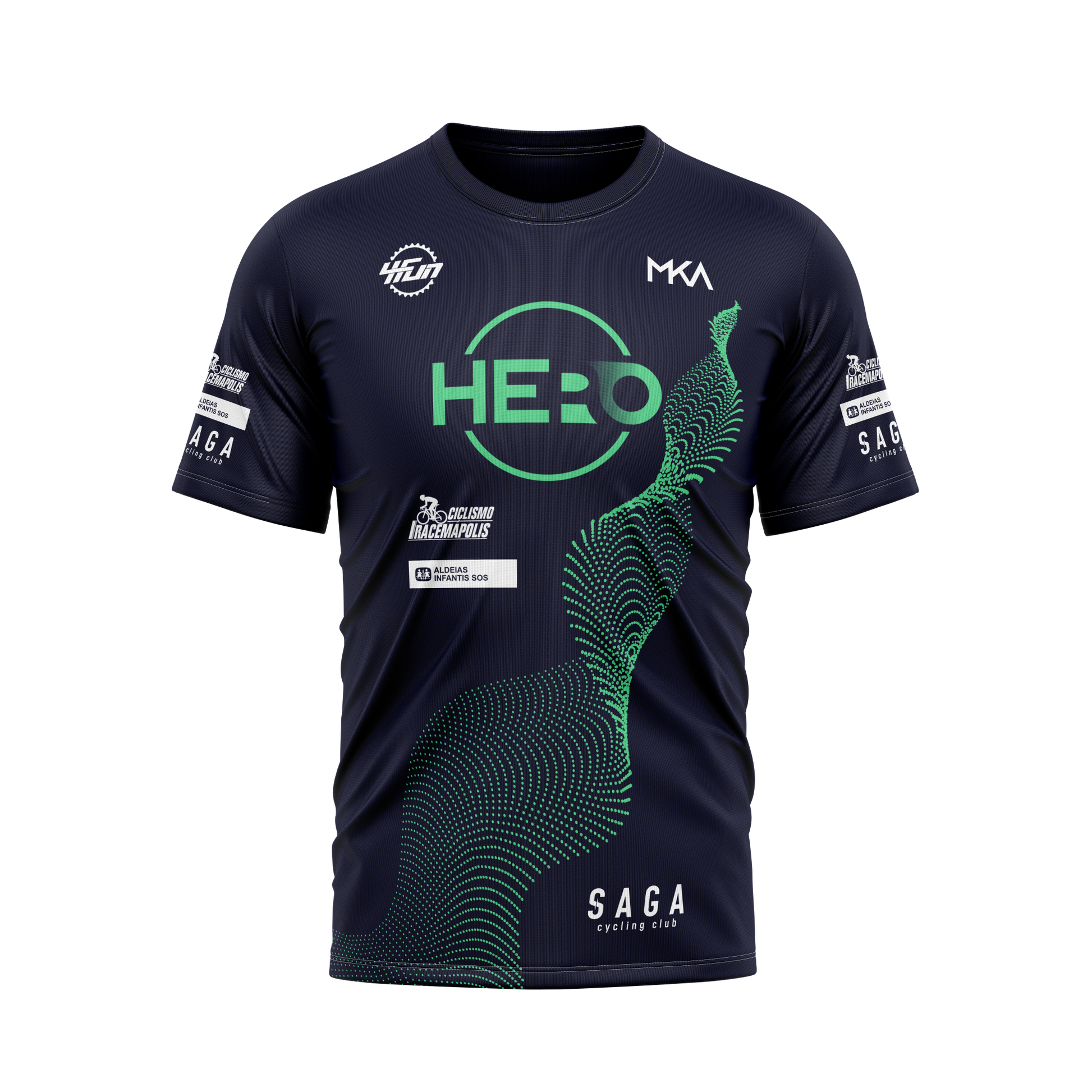 Camiseta Hero 2026 Azul Unissex
