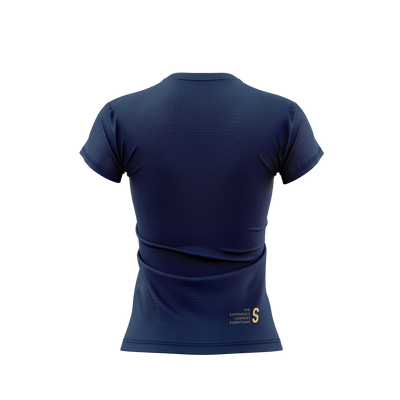 Camiseta Casual Azul Feminina