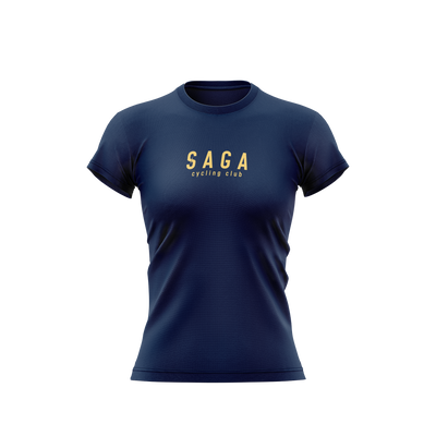 Camiseta Casual Azul Feminina