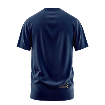 Camiseta Casual Azul Masculino