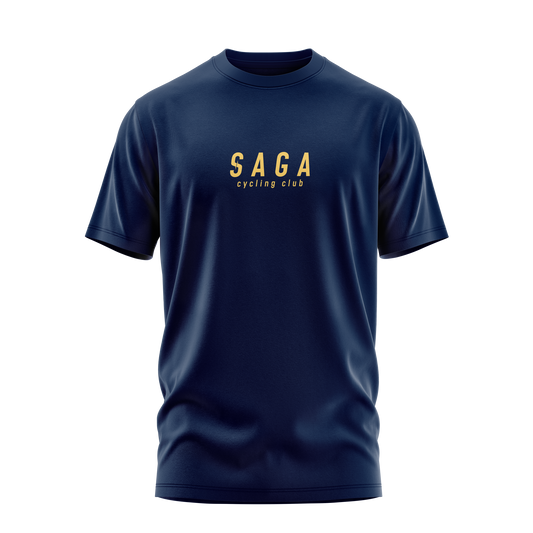 Camiseta Casual Azul Masculino
