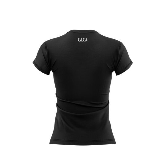 Camiseta Casual Preta Feminina