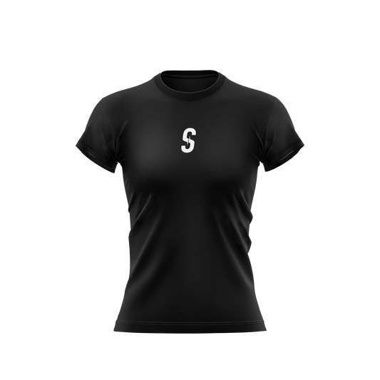 Camiseta Casual Preta Feminina