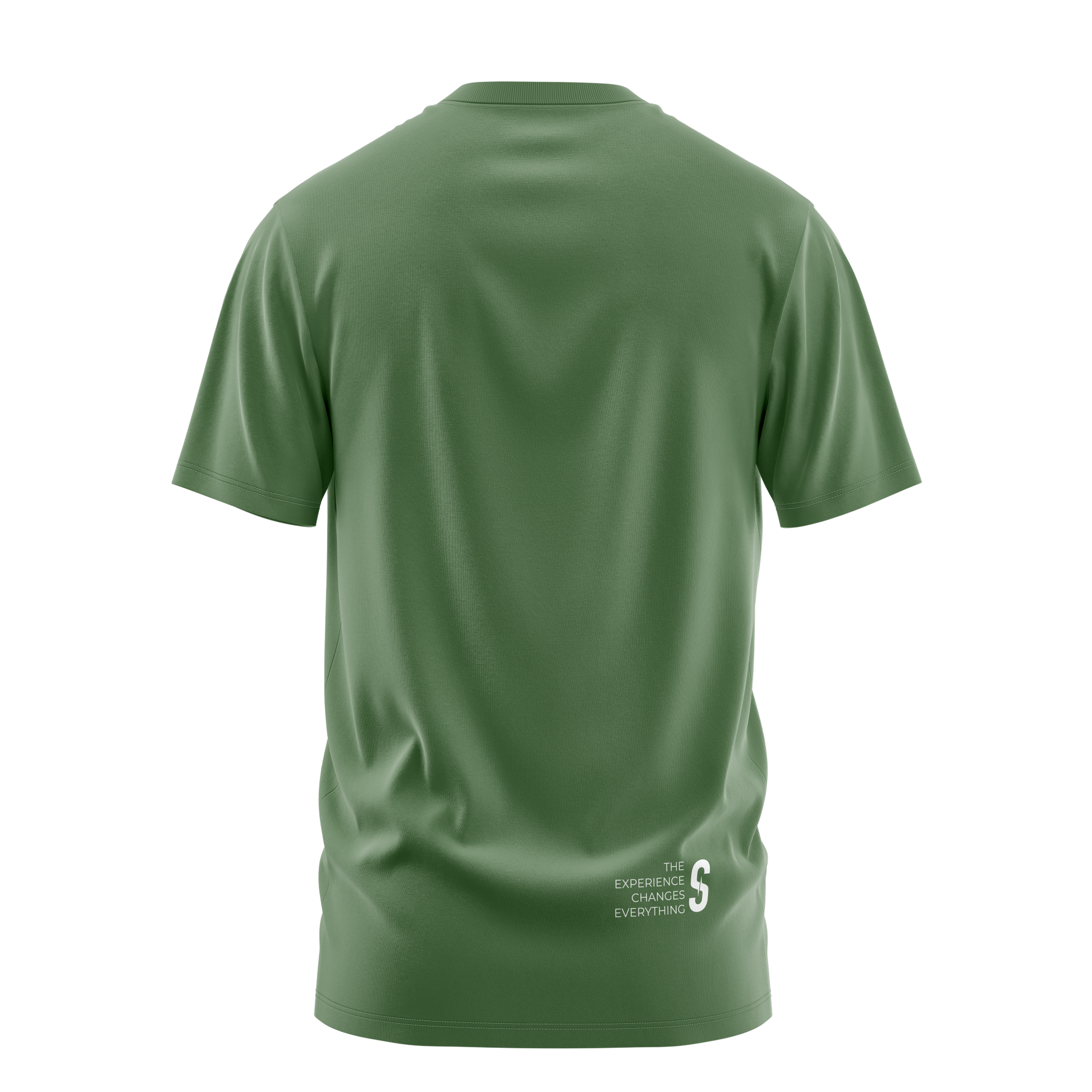 Camiseta Casual Verde Masculina