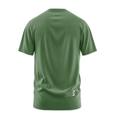 Camiseta Casual Verde Masculina