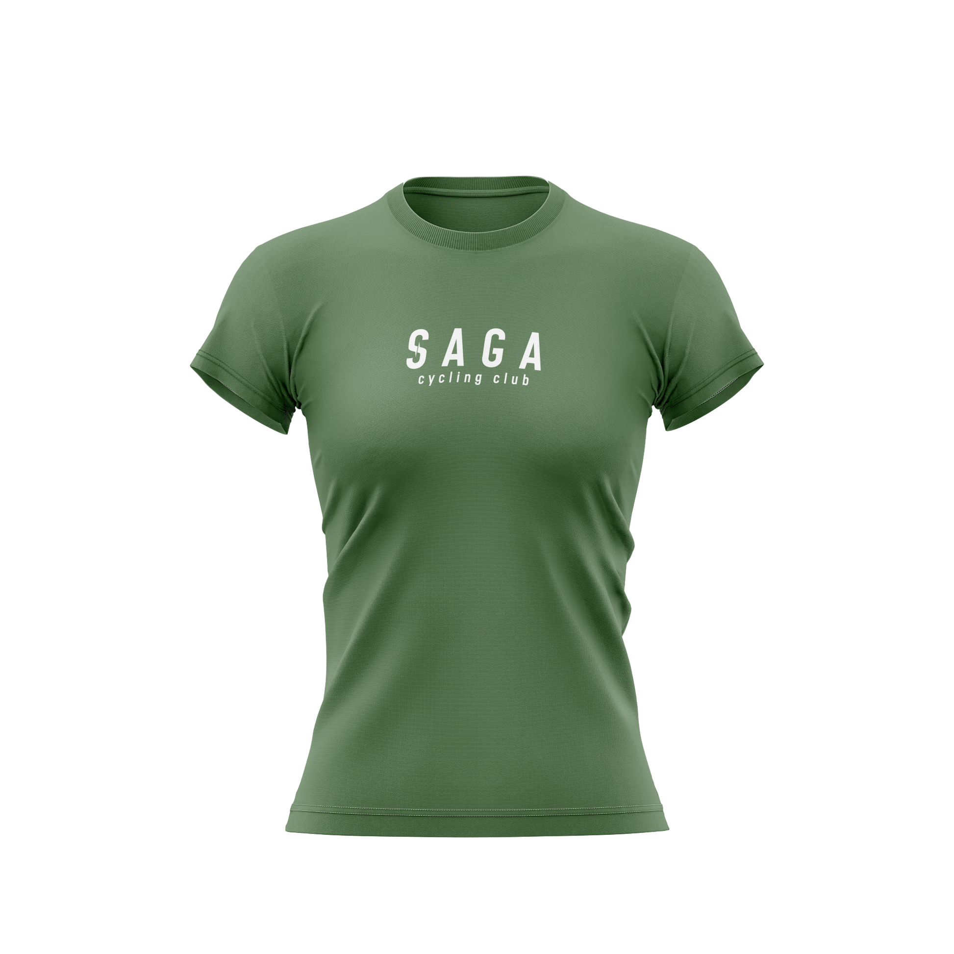 Camiseta Casual Verde Feminina