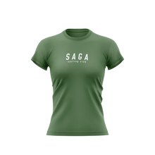 Camiseta Casual Verde Feminina