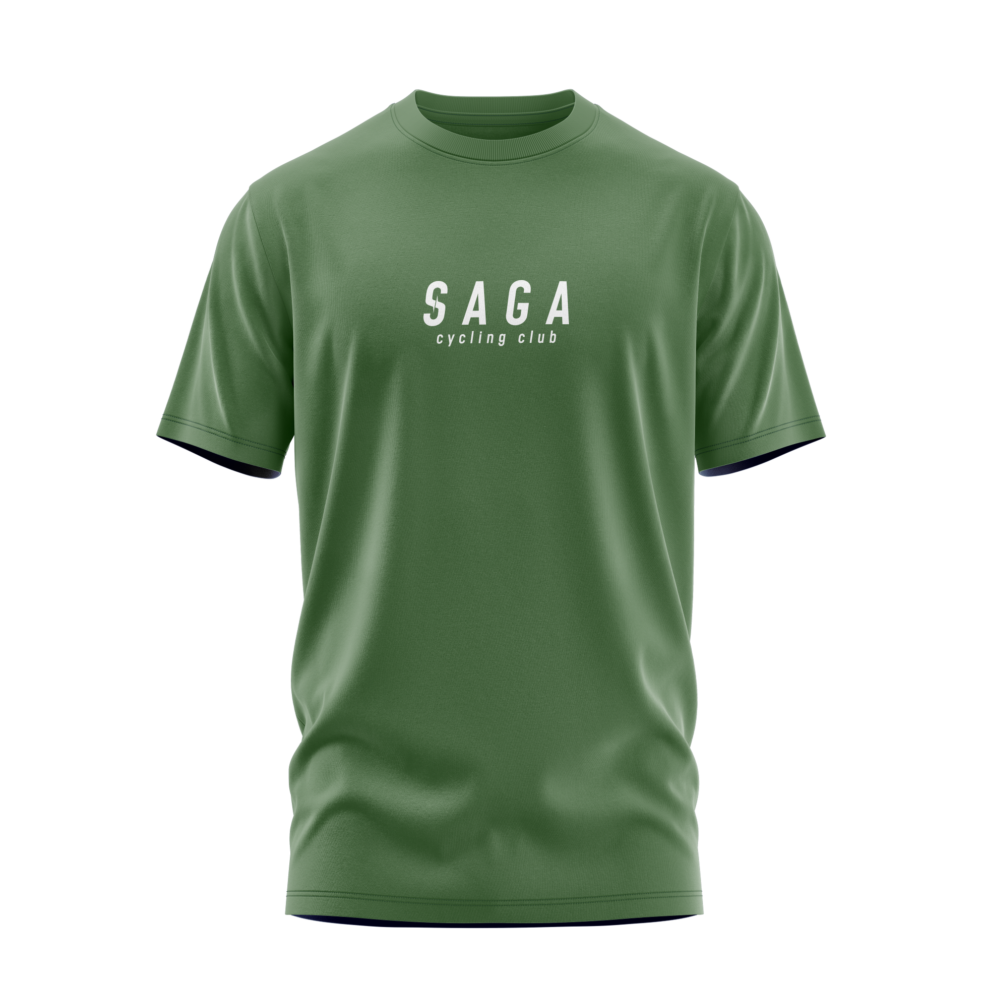 Camiseta Casual Verde Masculina