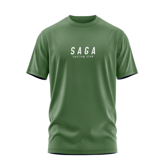 Camiseta Casual Verde Masculina