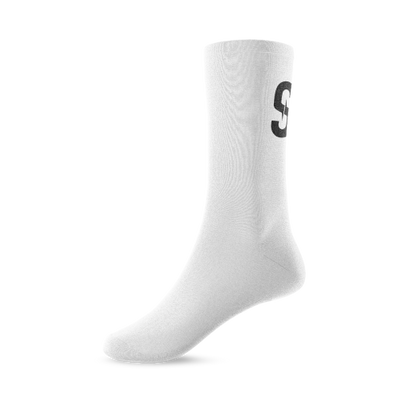 Meia SAGA Team Branca Unisex