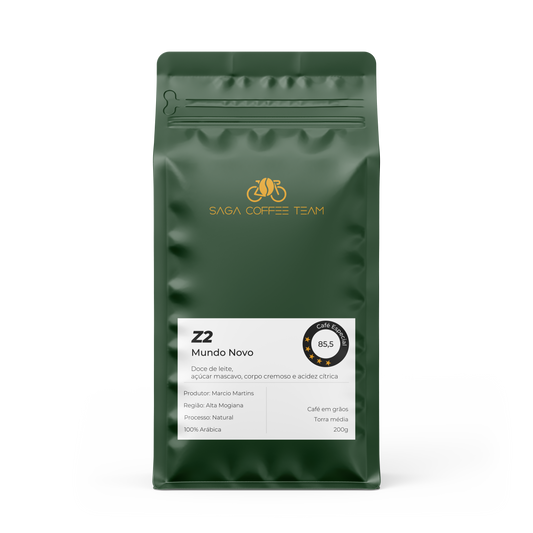 Café em grãos - Z2 - Mundo Novo - 85,5 pontos - 200g